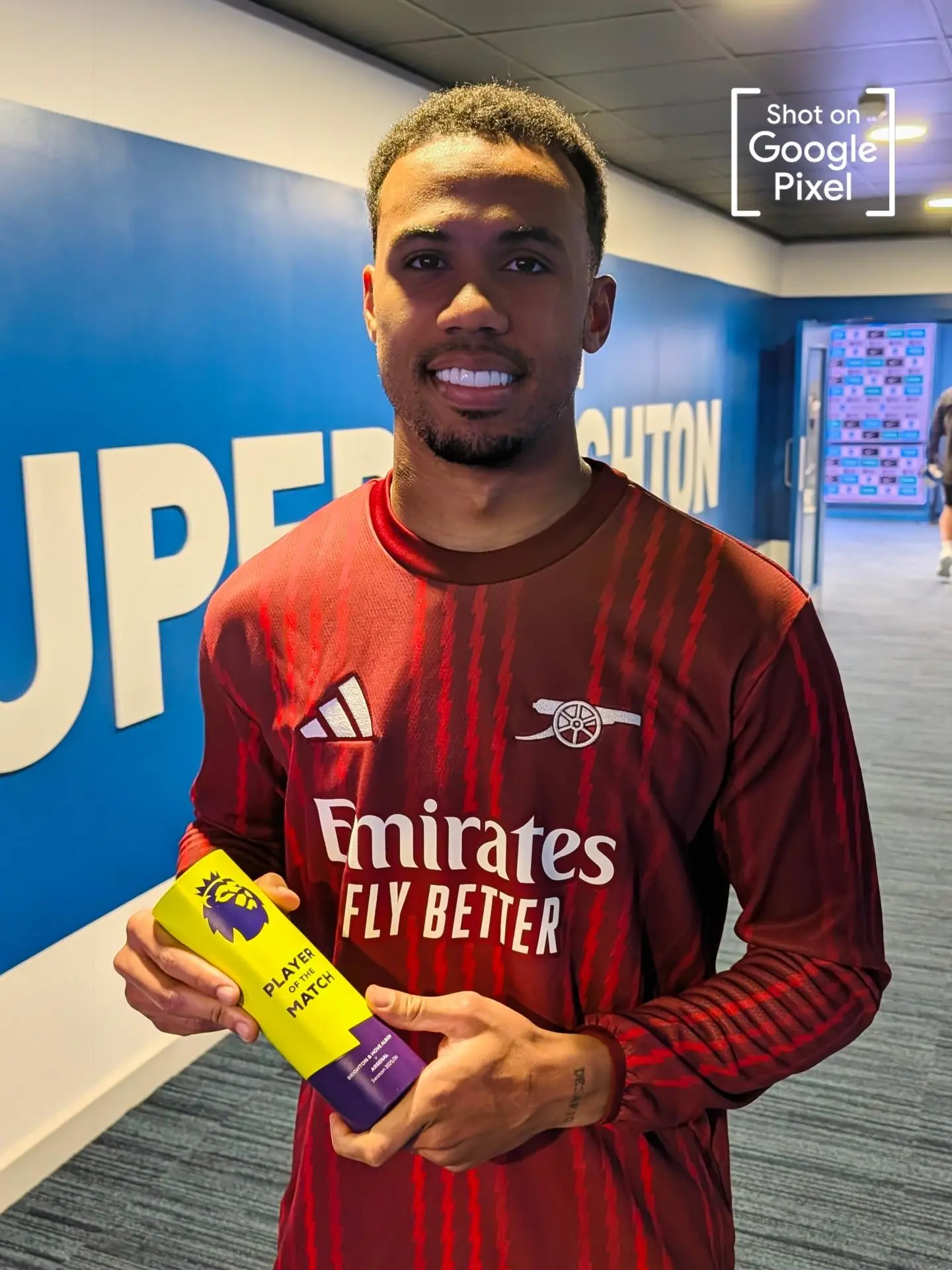 世俱杯官方-14次解围，加布里埃尔当选布莱顿vs阿森纳英超官方最佳